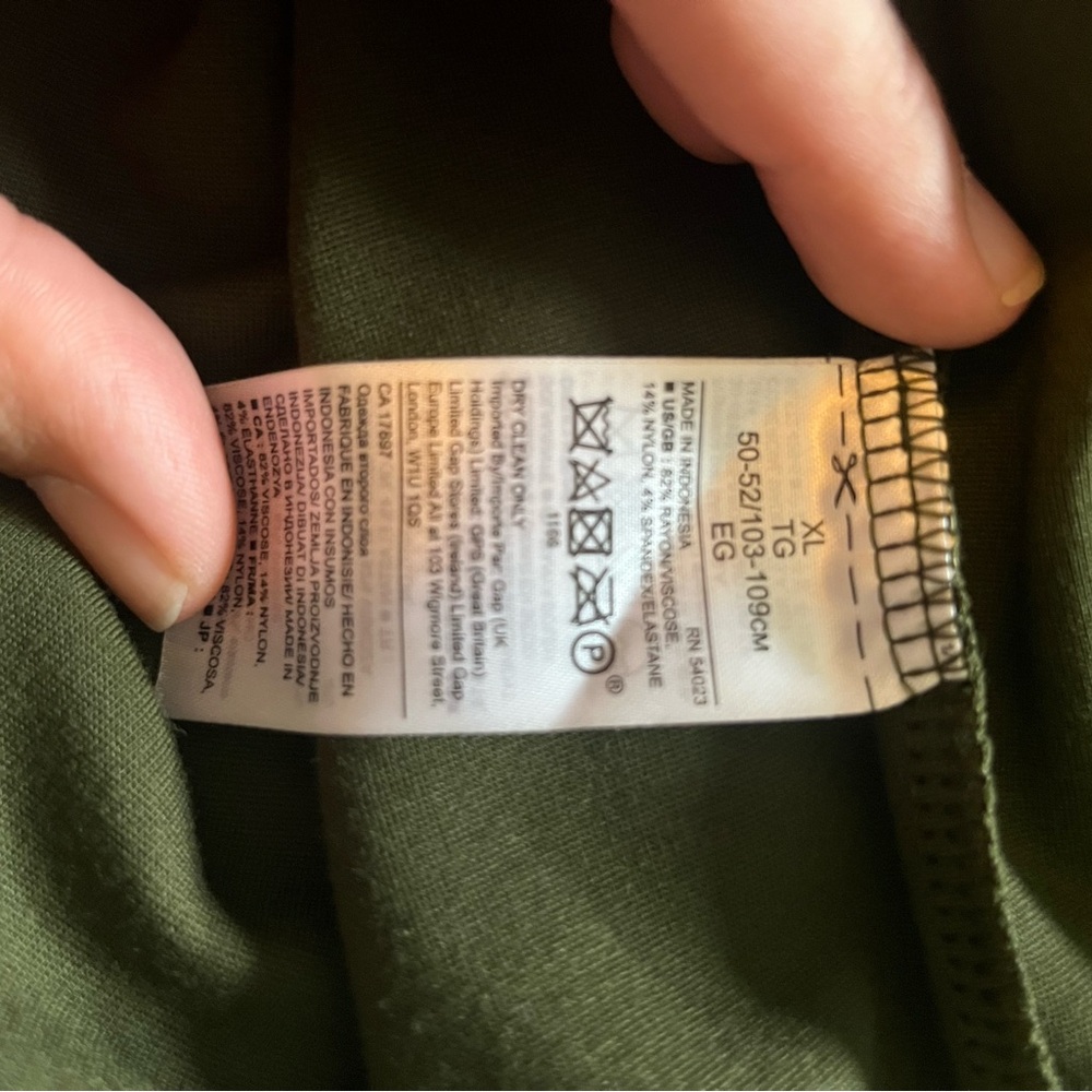 Banana Republic Olive Green Pencil Skirt - Picture 7 of 7